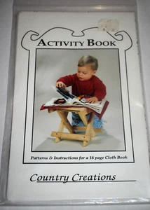 Activity 16 Seiten Stoffbuch Schnittmuster von Country Creations Brandneu - Bild 1 von 2