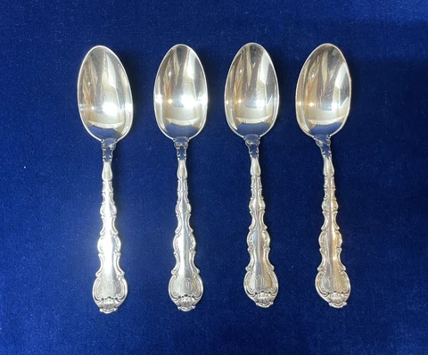 One Strasbourg Gorham Sterling Silver 5-3/4" Coffee/Desert Spoons           ML Cover
