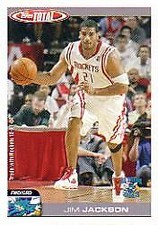 2004-05 Topps Total Houston Rockets Basketball Card #37 Jim Jackson