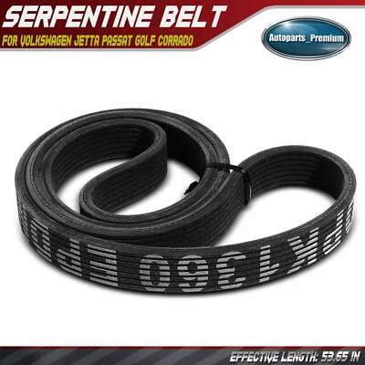 53.65 in Serpentine Belt for Volkswagen Jetta 94-02 Passat Golf Corrado EuroVan - Image 1 of 4