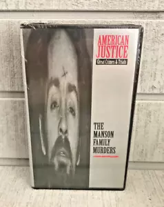 VHS Amerikanische Justiz Große Verbrechensprozesse DIE MANSON-FAMILIENMORDE ~ NEU VERSIEGELT - Bild 1 von 5