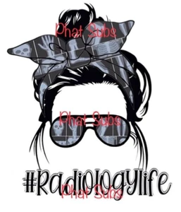 Sublimation Print Ready to Press Heat Transfer Radiology Life - Picture 1 of 1