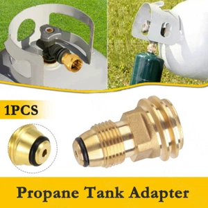Refill Gas Propane Tank Converts Adapter Refill POL LP Tank Valve to QCC1/Type1 - Picture 1 of 12