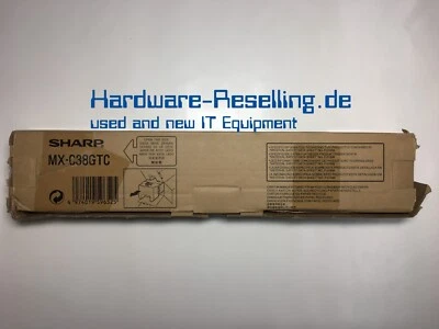 Original Sharp MX-C38GTC Cartucho de Tóner - Azul - Imagen 1 de 3