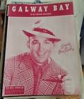 Sheet Music Galway Bay Bing Crosby by Dr. Arthur Colahan 