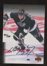 1995-96 Upper Deck Wayne Gretzky HOF Signed AUTO 315/500 Kings UDA Authentic