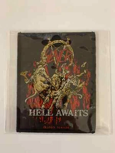 SLAYER HELL AWAITS WOVEN SEW ON PATCH OFFICIALLY LICENSED PATCH - Imagen 1 de 7