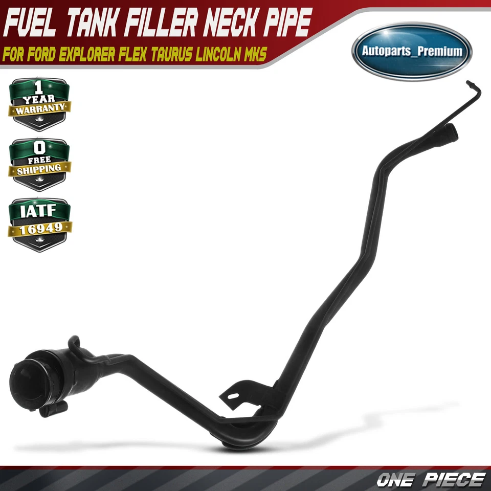 Fuel Tank Filler Neck for Ford Explorer Flex Taurus Lincoln MKS MKT Petrol Flex - Image 1 of 4