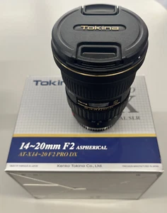 CANON EF FIT - TOKINA ATX-PRO 14-20MM F2 PRO DX - Picture 1 of 3