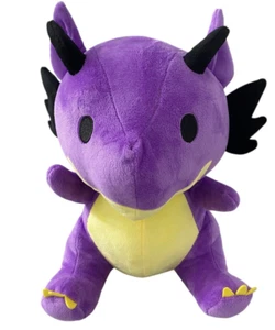 Fukuya Purple Dragon XL Plush 12"-14" ULTRA RARE Large Stuffed Animal NWT - Picture 1 of 5