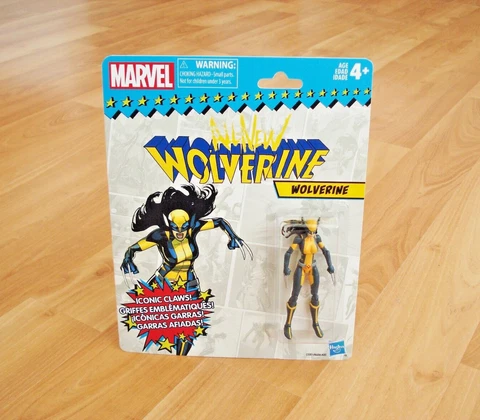 Marvel Legends Series 3.75" WOLVERINE X-23 Laura Kinney on Custom Retro Card Cover