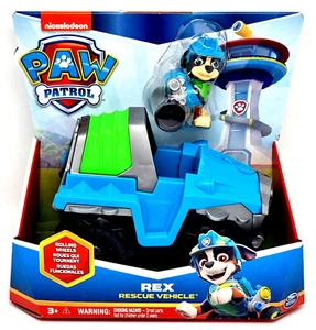 Paw Patrol  Rescue Vehicle Basic Auto mit Figur REX - Bild 1 von 3