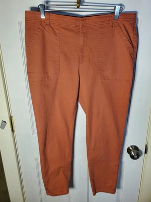 J. Crew Women's Size 34 Salmon Chino Cotton Pant 4 Pocket - Image 1 of 4