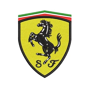 Racing Horse Embroidered Patch – Iron-On Sew-On 8x6” Jacket Patch - Picture 1 of 5