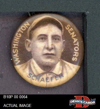 1910 Sweet Caporal Pins Germany Schaefer Senators 4 - VG/EX - Image 1 of 1
