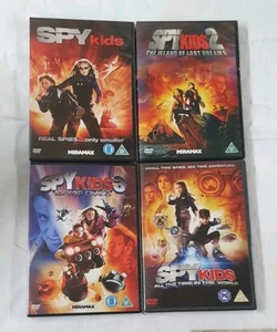 SPY KIDS Quadrilogy 1-4 DVD Complete Collection Part 1 2 3 4 Movie Film New R2 - Picture 1 of 2