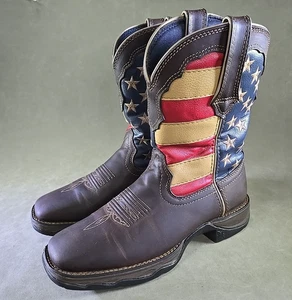 Durango Lady Rebel American Flag Western Boots US 8 EU 38 - Picture 1 of 11