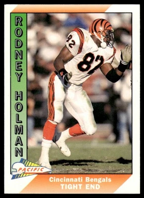 1991 PACIFIC FOOTBALL CARD RODNEY HOLMAN #68 CINCINNATI BENGALS 4299 - Image 1 of 2