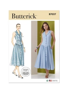 Butterick SCHNITTMUSTER B7037 Misses Kleid mit A/B, C, D Cup Größen 8-16 oder 18-26 - Bild 1 von 6