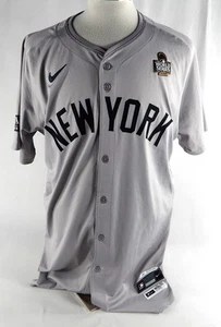 2024 New York Yankees Carlos Rodon #55 Game Issued Grey Jersey World Series P - Imagen 1 de 8