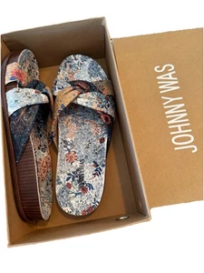 Sandalia Johnny Was $178 Sunny Garden Twist sin cordones talla 10 COMODIDAD FLORAL Boho - Imagen 1 de 7