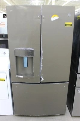 GE GYE22GMNES 36" Slate CD 22.1 Cu. Ft. French Door Refrigerator NOB #155539 - Image 1 of 4