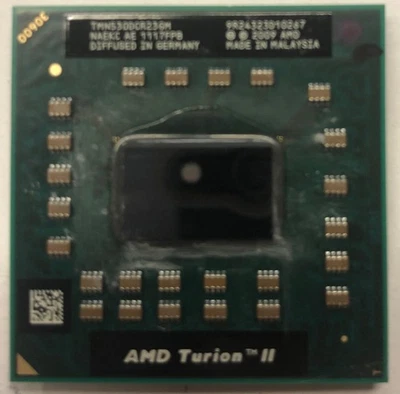 AMD Turion II Dual-Core Mobile N530 Laptop CPU Processor- TMN530DCR23GM - Image 1 of 2