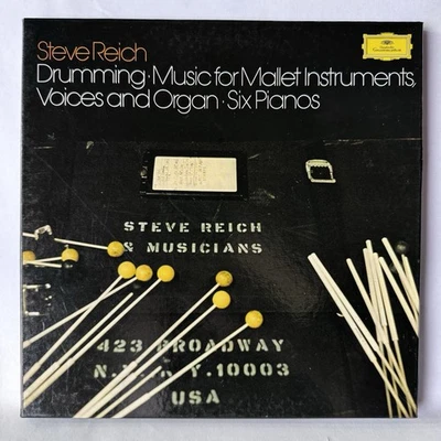 Steve Reich: Drumming Music Mallet/Voices/Organ/6 Pianos • 3-LP Box Set NM/VG+ - Image 1 of 4
