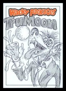 2025 WACKY PACKAGES HALLOWEEN TRUMOON PETE ZIES SKETCH 1/1 - Picture 1 of 2