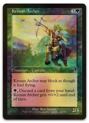 Krosan Archer #246 (Foil) (LP) Odyssey ODY Magic MTG - Image 1 of 2