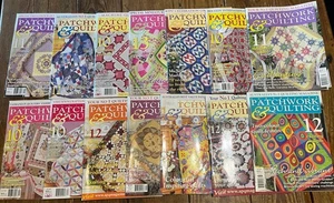 LOT OF 14 AUSTRALIAN PATCHWORK & QUILTING MAGAZINES, PATTERNS INTACT - Picture 1 of 9