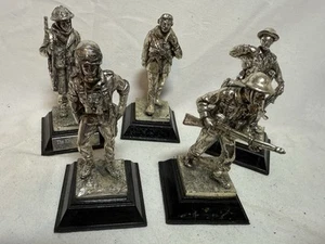 ROYAL HAMPSHIRE MILITARY FIGURES X 5 - Picture 1 of 1