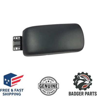 2017 - 2021 JEEP COMPASS CENTER CONSOLE ARMREST STORAGE LID COVER OEM BLACK OEM - Image 1 of 4