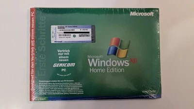 Ungeöffnet: Windows XP Home Edition OEM Gericom deutsch CD/Lizenz/CoA/Anleitung - Bild 1 von 2