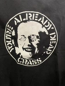 CRASS T.Shirt Your Already Dead Anarco Punk Conflict Dirt Flux Sm-xl Sizes - Picture 1 of 3