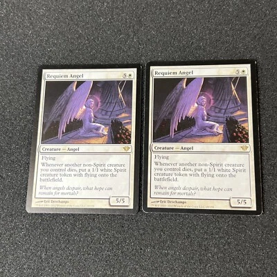 Requiem Angel Magic The Gathering Mtg Rare Dark Ascension Card 2 - Image 1 of 4