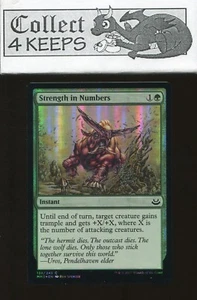 Magic The Gathering Modern Masters 2017 lámina: fuerza en números (número verde) - Imagen 1 de 2