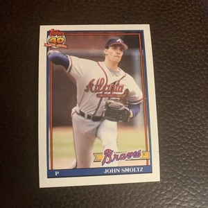 1991 Topps - #157 John Smoltz - Foto 1 di 2
