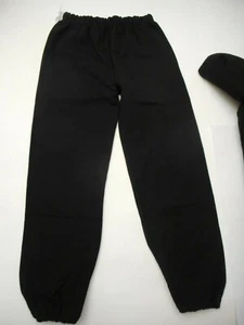Sweatpants Outerwear Sports Boys Juniors Kids Black Size Large - Picture 1 of 3