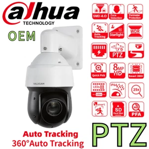 DAHUA OEM SD49825GB-HNR SMD4.0 8MP 4K PTZ Auto Tracking WizSense POE Telecamera IP - Foto 1 di 19