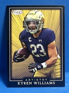 2022 Sage Artistry KYREN WILLIAMS RC Los Angeles Rams Rookie LA #73 - Picture 1 of 7