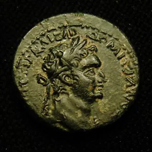 Æ22 Cilicia Irenopolis Emperor Domitian Rv Hygieia Serpent 6.11 gr 22-3mm AD 94 - Picture 1 of 2