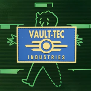 Fallout RPG Vault-Tec Corporation airsoft cosplay morale military flag PVC patch - Picture 1 of 1