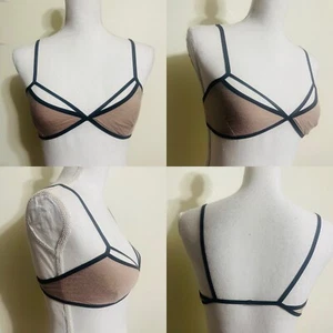 1 reggiseno sexy anemone lingerie taglia unica da piccolo a grande, NON IMBOTTITO, marrone - Foto 1 di 12