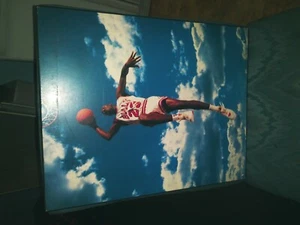 Michael Jordan Vintage Nike NBA Jumpman Wooden Numbered Picture #85300 - Picture 1 of 4