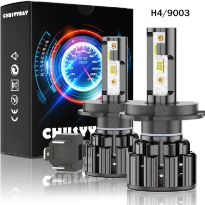 Faros delanteros LED bombillas haz alto bajo para Toyota Yaris 2006 2007-2014 2X 9003 Foto 1 de 4