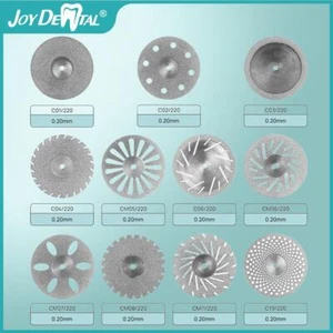 5 Discos De Corte De Diamante De Arena 2 Cara Ultradelgada Blanqueamiento Dental - Imagen 1 de 34
