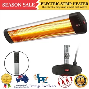 Electric Strip Heater Carbon Fibre Heating Element LED Radiant Heaters 3000W 24H - Picture 1 of 8