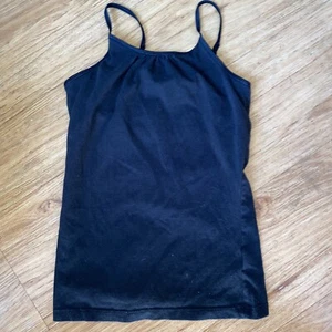 Hane’s Girls medium black cami tank top adjustable straps lined - Picture 1 of 5