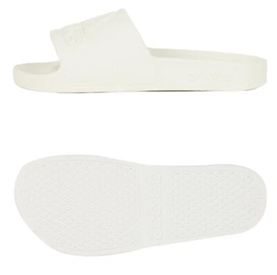 Adidas Hombres Adilette Aqua Zapatilla Blanco Zapatos Deslizables Correr Gimnasio Sandalias IF7370 Foto 1 de 4